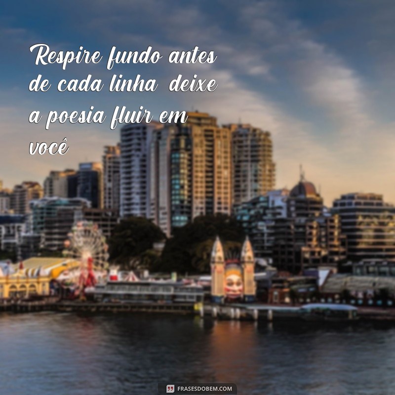 Descubra como criar poemas incríveis com essas frases inspiradoras 