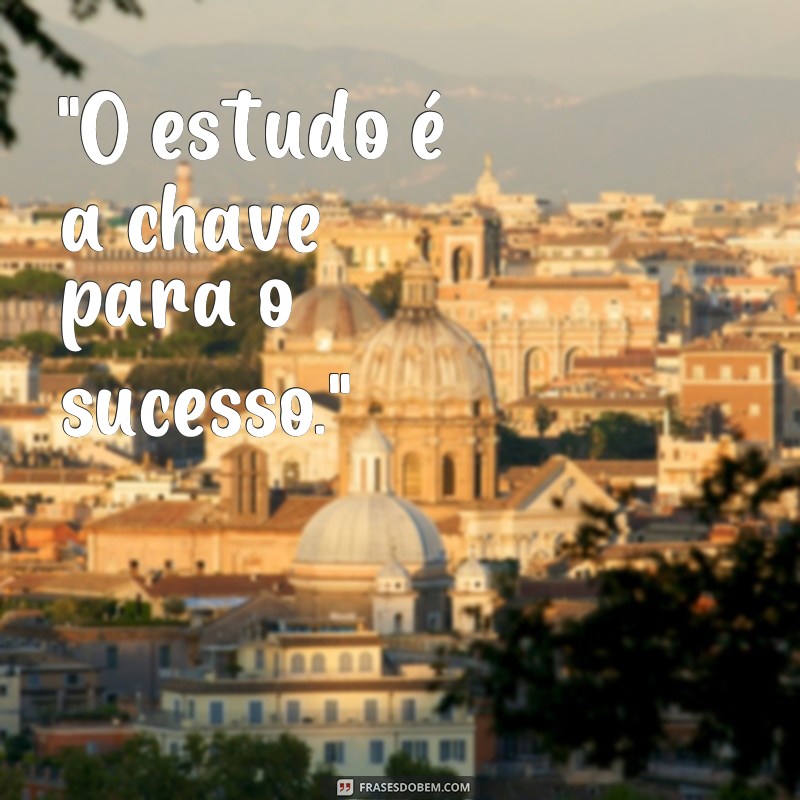 frases de estudo para instagram 