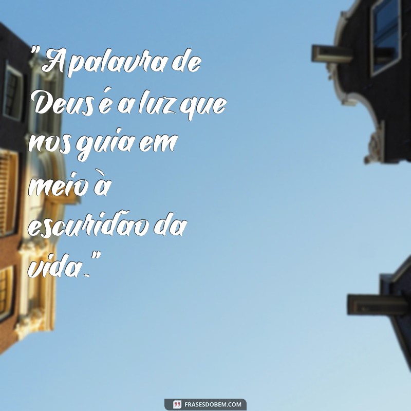 frases reflexão da palavra de Deus para hoje 