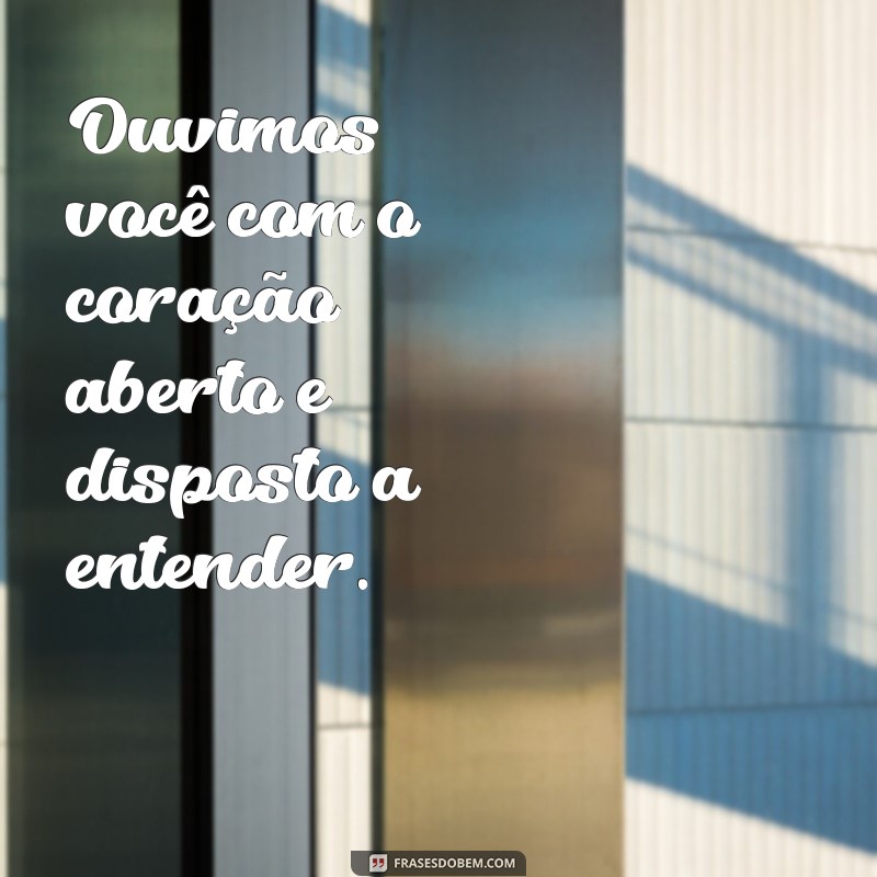 Frases de Acolhimento: Palavras que Confortam e Inspiram 