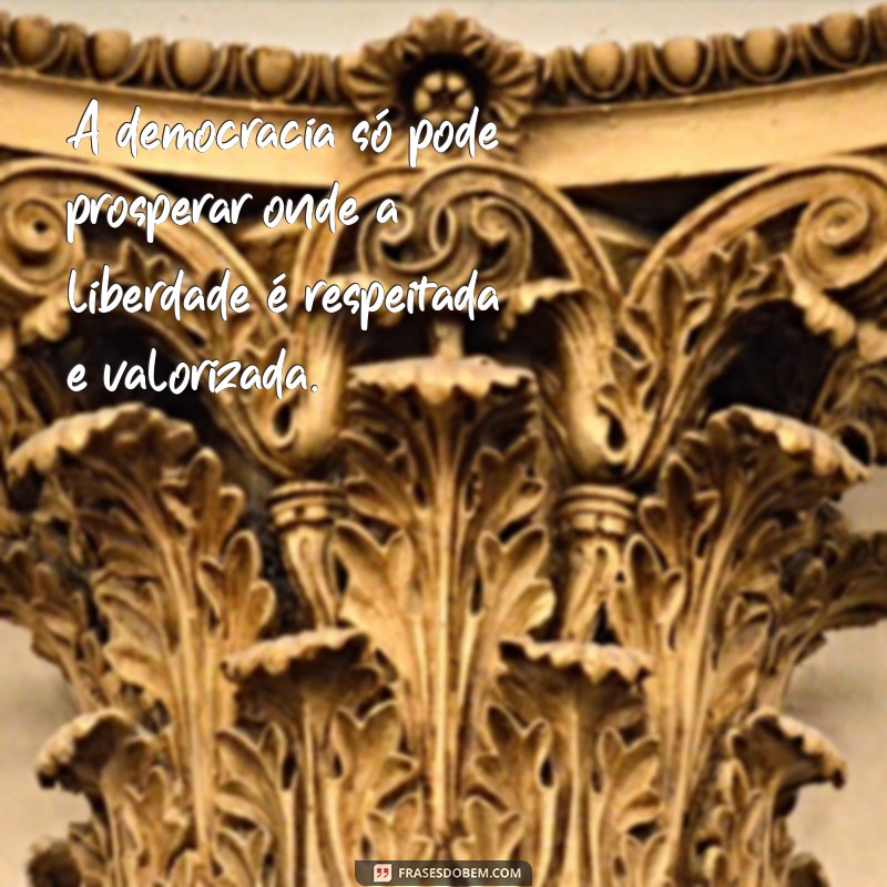 Descubra as melhores frases sobre democracia e liberdade para inspirar sua visão de mundo 