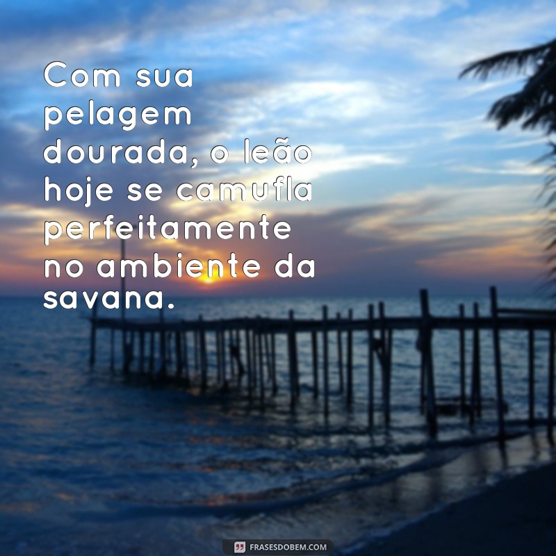 Descubra as melhores frases do leão para se inspirar hoje 