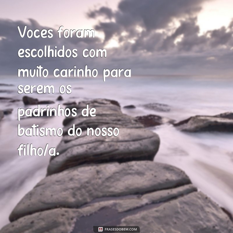 Descubra as melhores frases para convidar os padrinhos de batismo! 