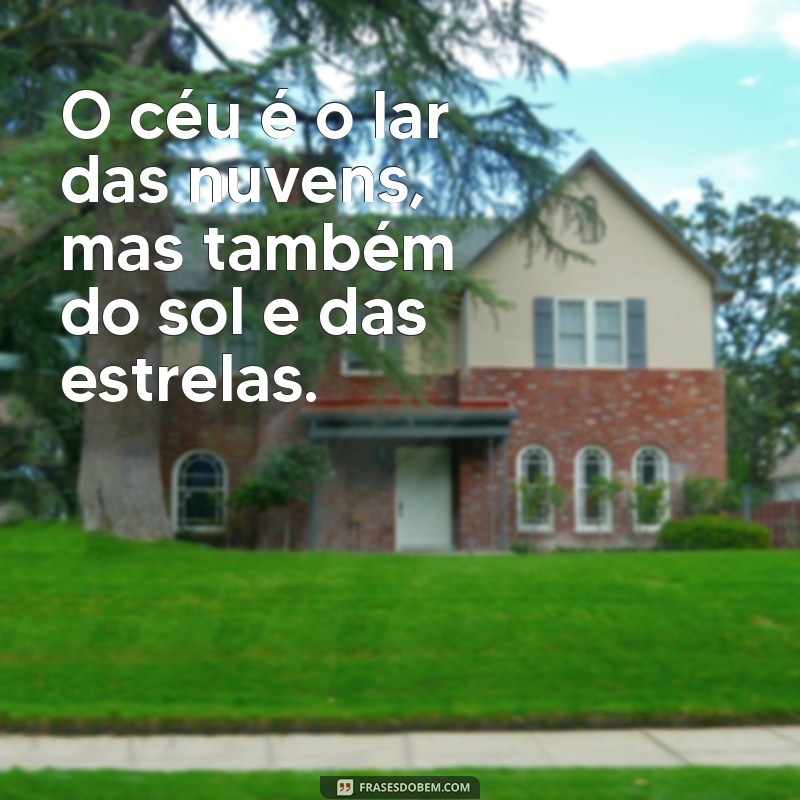 Descubra as melhores frases para expressar sua paixão pelo céu no Tumblr 