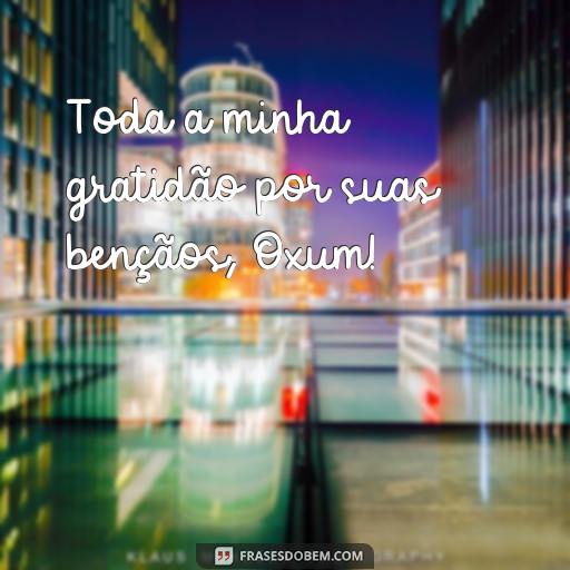 Como Agradar Oxum: 30 Frases Para Usar em Orações e Oferendas Toda a minha gratidão por suas bençãos, Oxum!