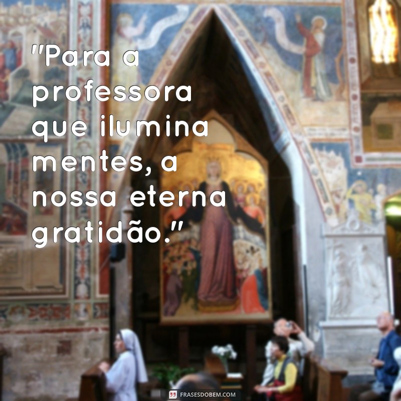 frases para professora 