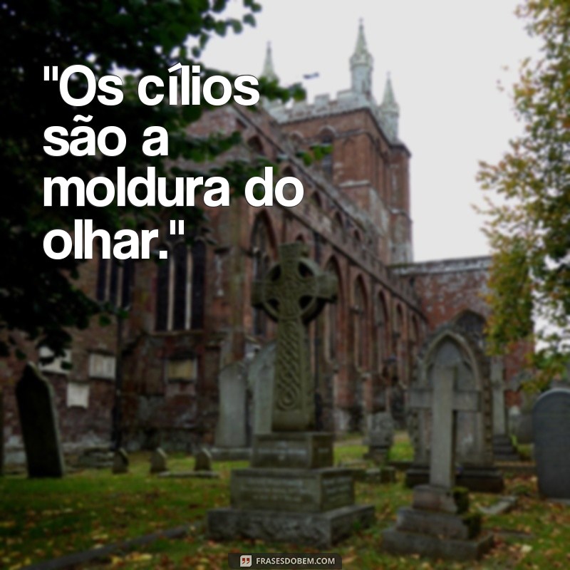 frases de cilios e sobrancelhas 