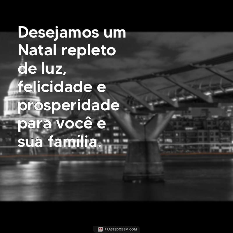 Encante seus entes queridos com frases modelo para cartões de Natal 