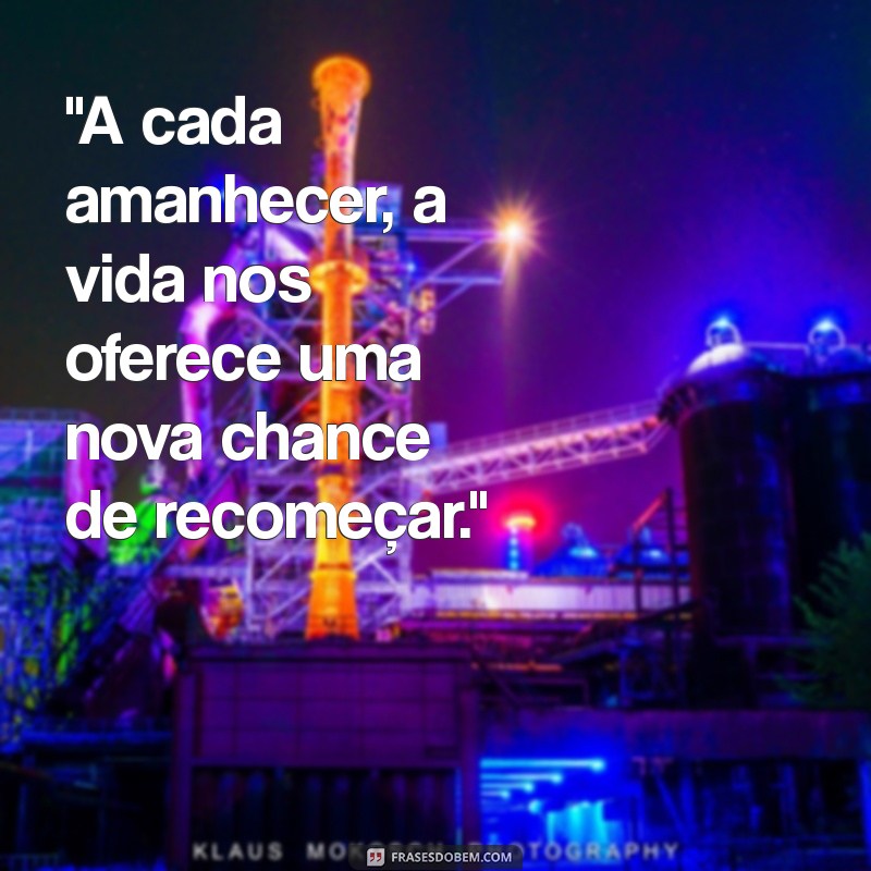 frases de recomeço 