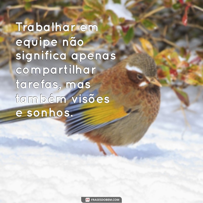 Frases Inspiradoras sobre Liderança e Trabalho em Equipe para Motivar sua Equipe 