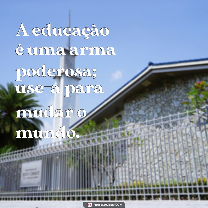 Frases Inspiradoras para Motivar a Educação e Transformar Vidas 