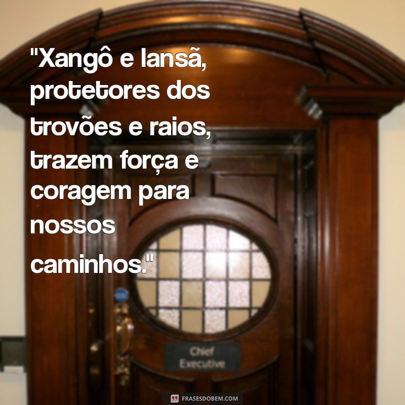 xango e iansã frases 