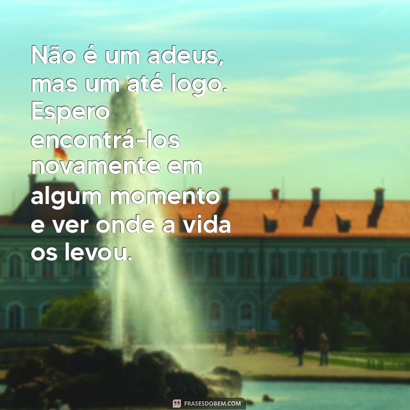 Emocionante mensagem de despedida da professora para seus alunos: um adeus cheio de ensinamentos e gratidão 