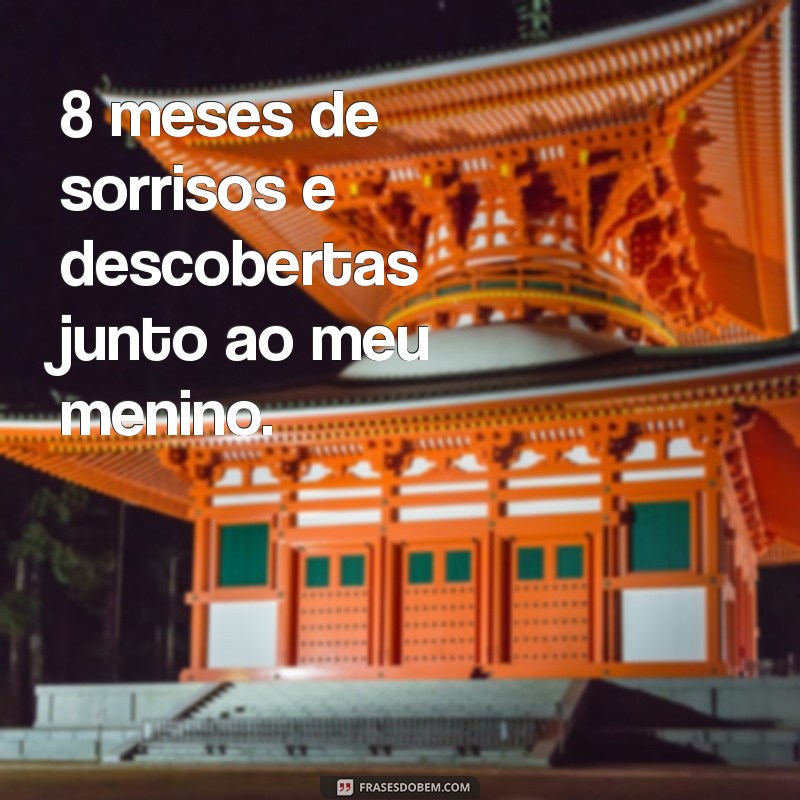 Descubra como fazer um mesversário inesquecível para meninos de 8 meses 