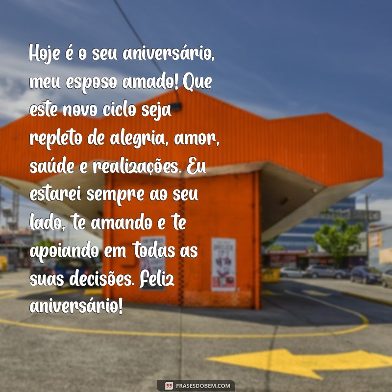 Surpreenda seu marido no aniversário com uma mensagem emocionante 