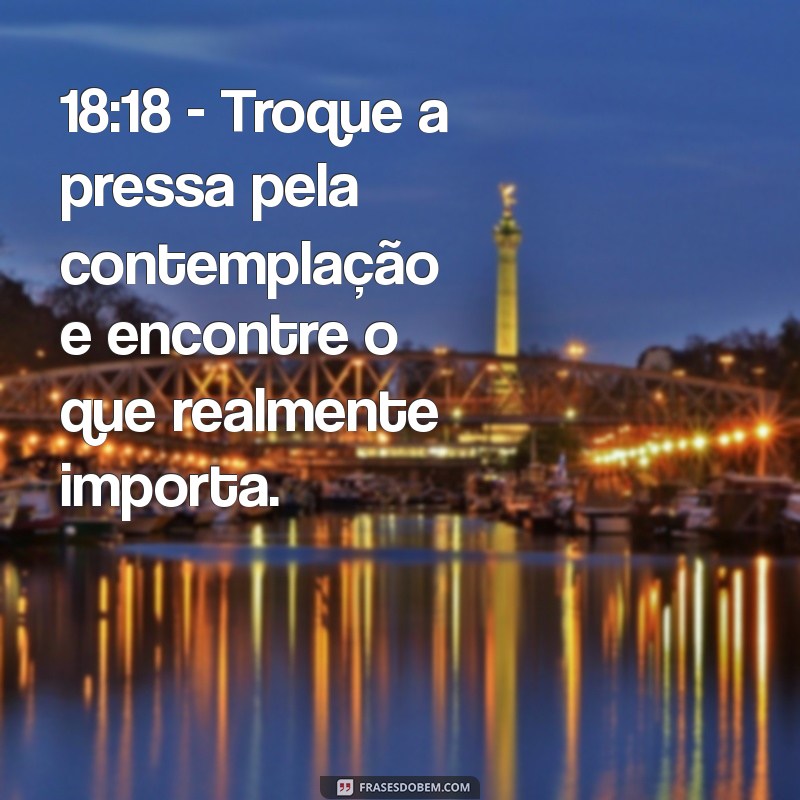 Significado e Mensagem Oculta por Trás do Horário 18:18 