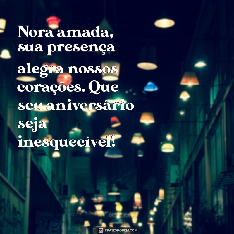 Frases de Aniversário Inesquecíveis para sua Nora 