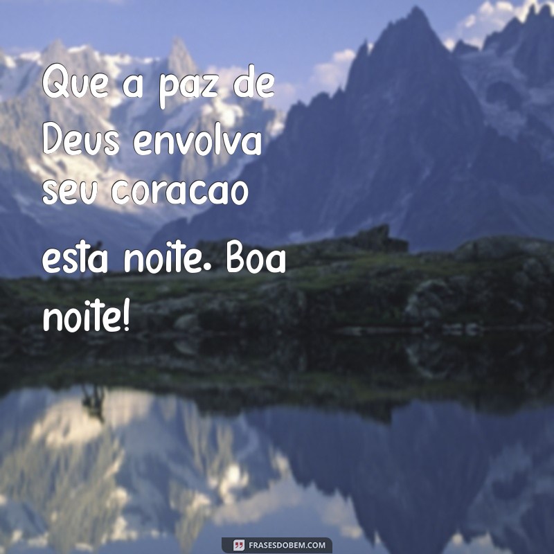 Boa Noite Abençoada: Mensagens com Deus no Controle 