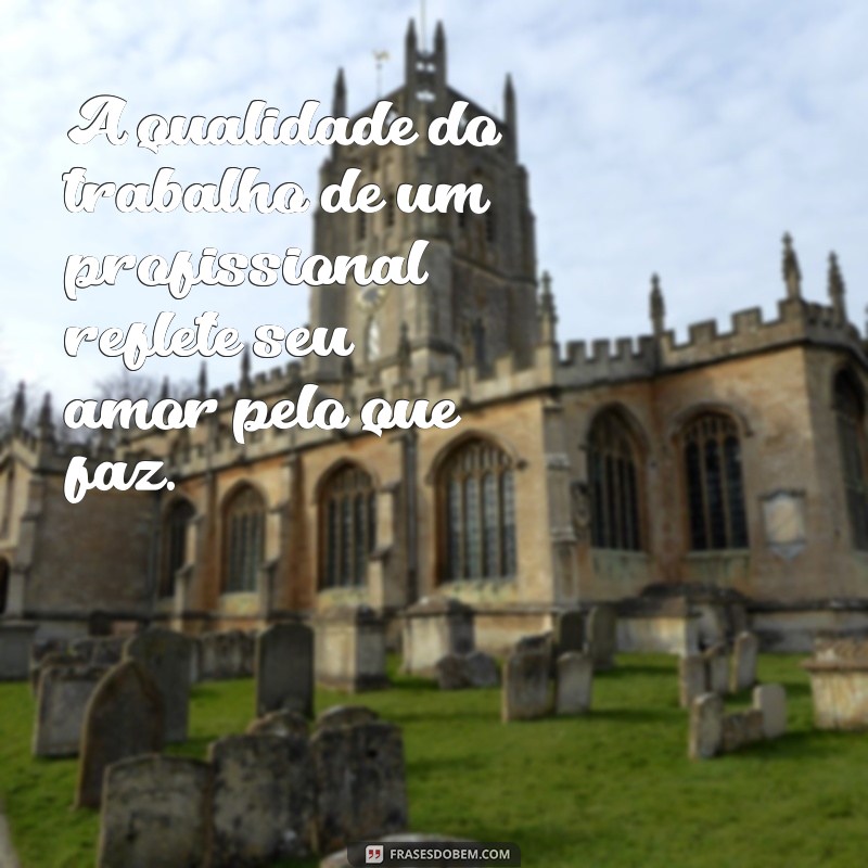 Frases Inspiradoras para se Tornar um Bom Profissional 