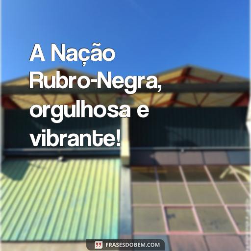 As Melhores Frases e Imagens do Flamengo para Compartilhar A Nação Rubro-Negra, orgulhosa e vibrante!