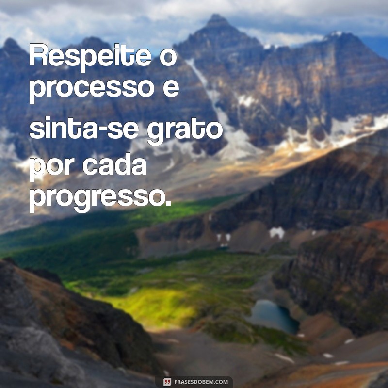 Respeite o Processo: A Chave para o Sucesso Pessoal e Profissional 