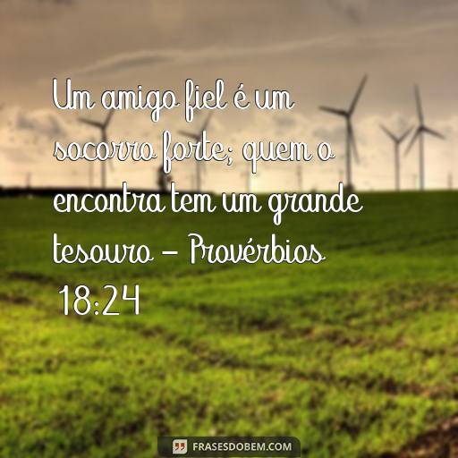 Versículos Bíblicos para Cultivar a Amizade: Aprenda Como Fortalecer Seus Laços de Amizade Um amigo fiel é um socorro forte; quem o encontra tem um grande tesouro - Provérbios 18:24