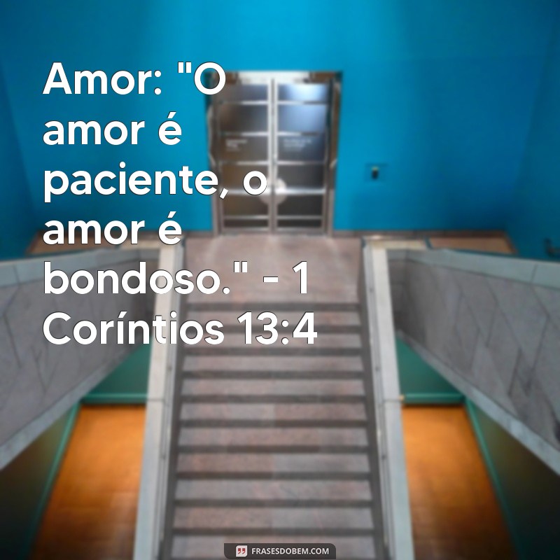 palavra da biblia hoje Amor: 