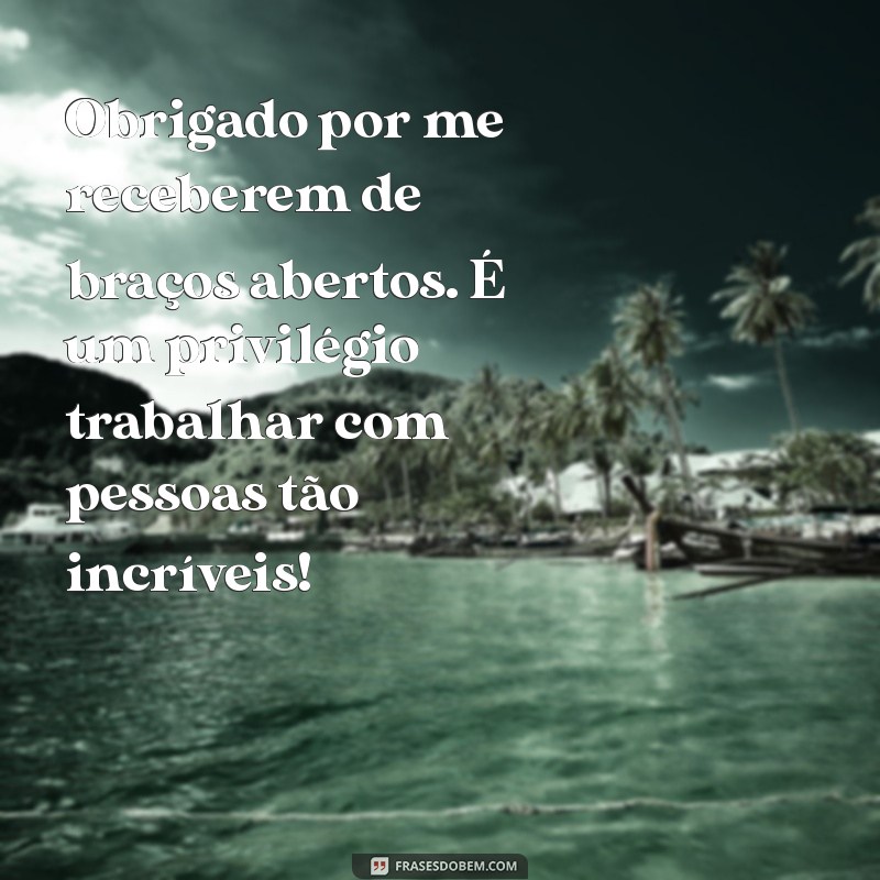 Como Escrever a Mensagem de Agradecimento de Boas-Vindas Perfeita no Trabalho 