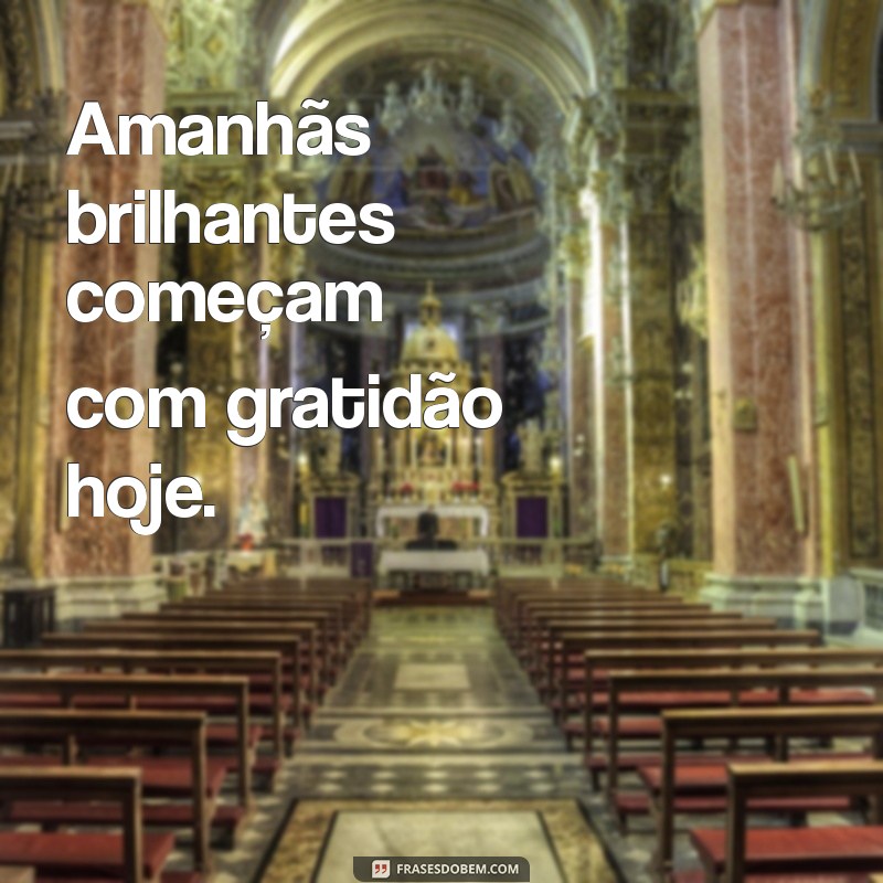 Frases Inspiradoras de Bom Dia e Gratidão para Começar Bem o Seu Dia 