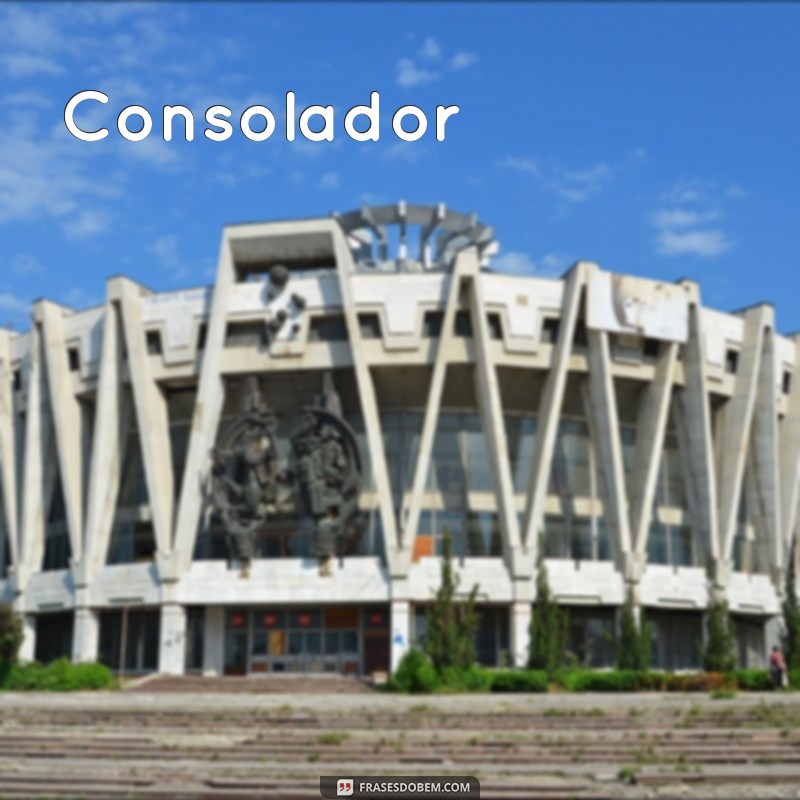 palavra sobre o espírito santo Consolador