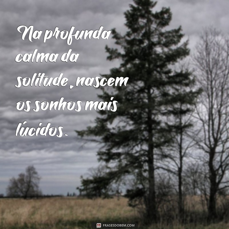 Descubra as Melhores Frases sobre Solitude para Inspirar Sua Jornada Interior 