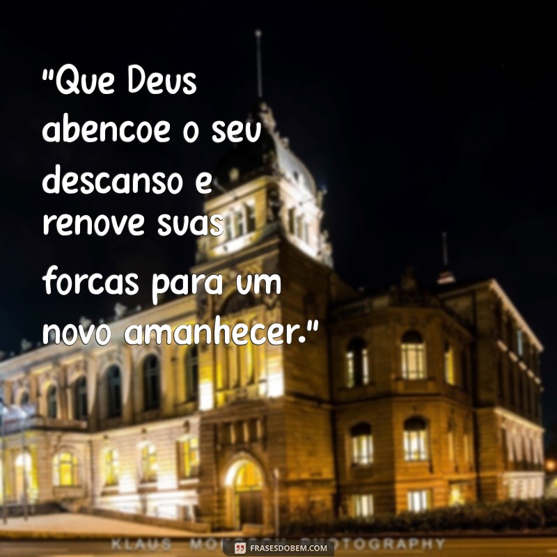 frases de boa noite com deus 