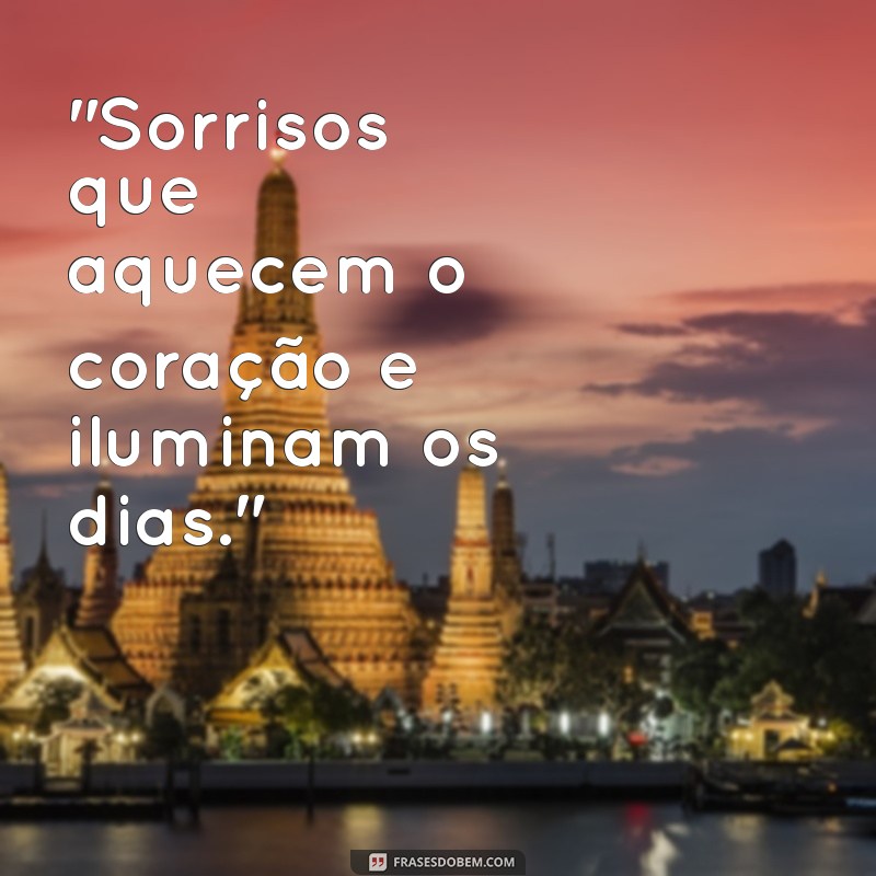 frases para foto bebe sorrindo 