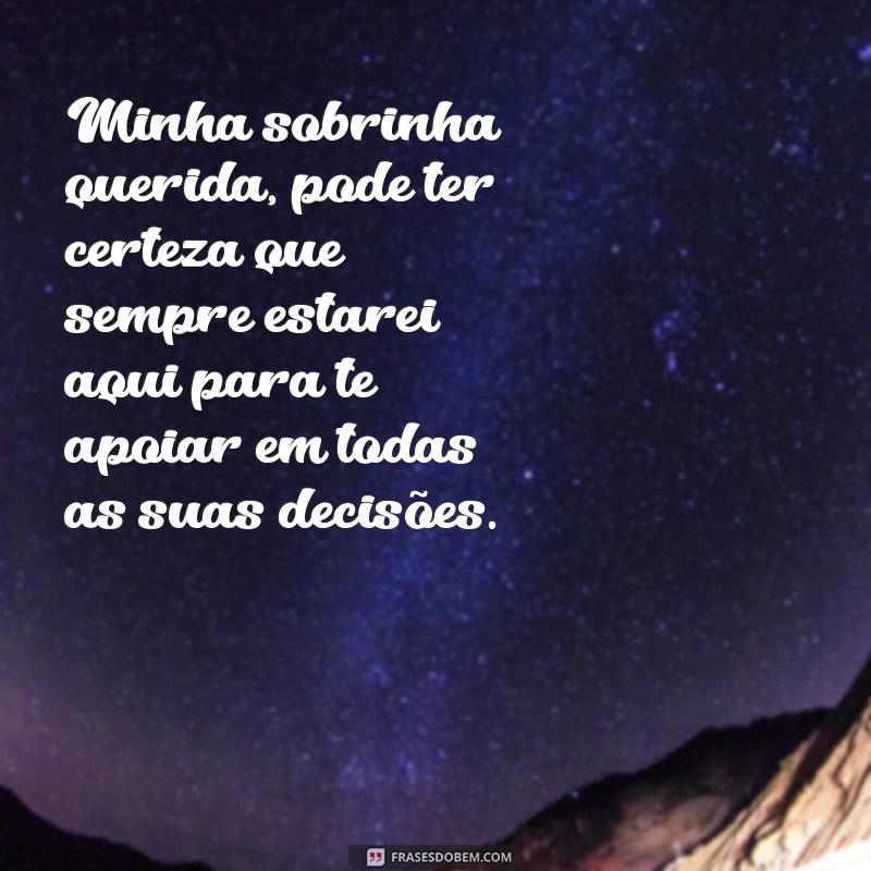 Encante sua sobrinha querida com estas lindas frases 