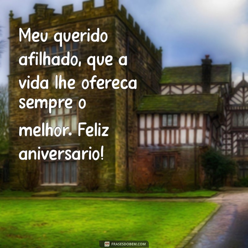 Frases Inspiradoras para o Aniversário do Seu Afilhado 