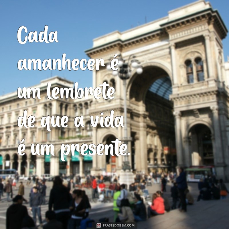 Frases Inspiradoras: A Vida é um Presente para Celebrar Todos os Dias 