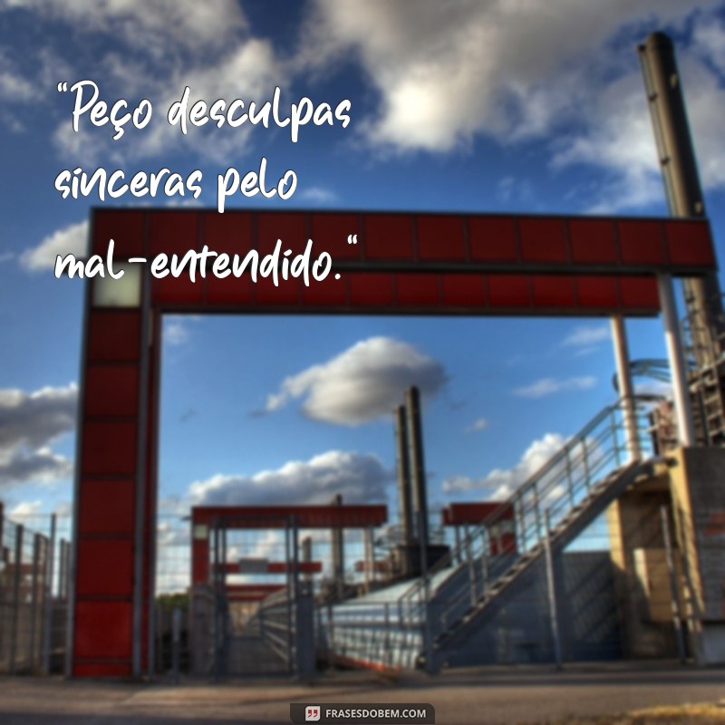 frases desculpa 