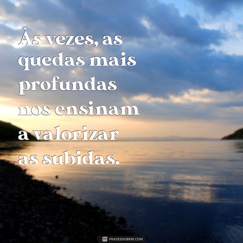 Superando Desafios: A Importância de Chegar ao Fundo do Poço para a Transformação Pessoal 