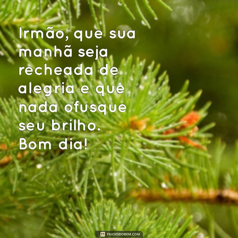 Mensagens Inspiradoras de Bom Dia para Irmão: Diga a Ele Como Você se Sente! 