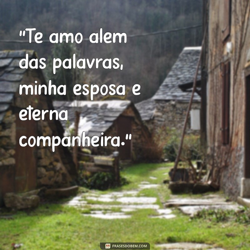 frases amor para esposa 