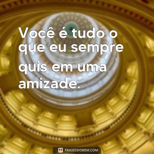 Frases que Você Queria Tanto Dizer: Uma Coleção de Palavras de Amor e Carinho Você é tudo o que eu sempre quis em uma amizade.