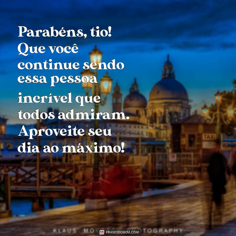 Mensagens de Aniversário Criativas e Emocionantes para Tios 