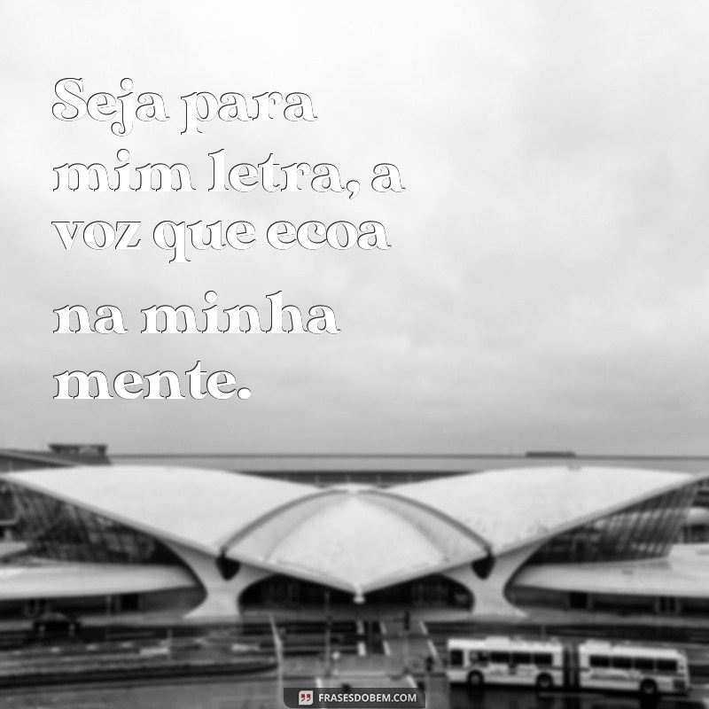 Desvende as melhores frases da música Seja Para Mim em sua letra emocionante 