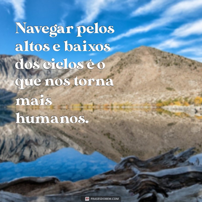 Ciclos da Vida: Frases Inspiradoras para Refletir e Renovar 