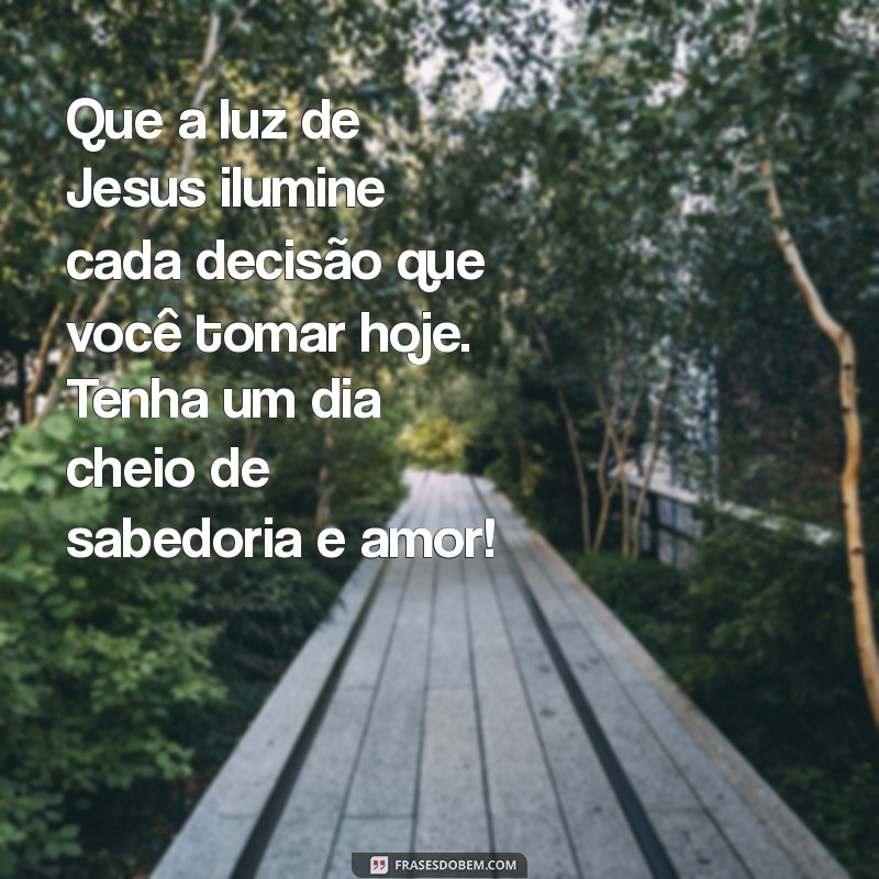 Reflexão de Bom Dia com Jesus: Encontre Paz e Inspiração Diária 