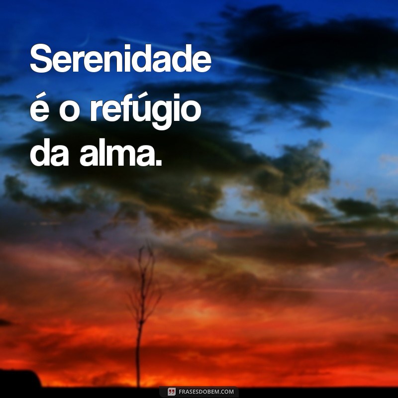 Frases Curtas de Serenidade: Inspire-se e Encontre Paz Interior 