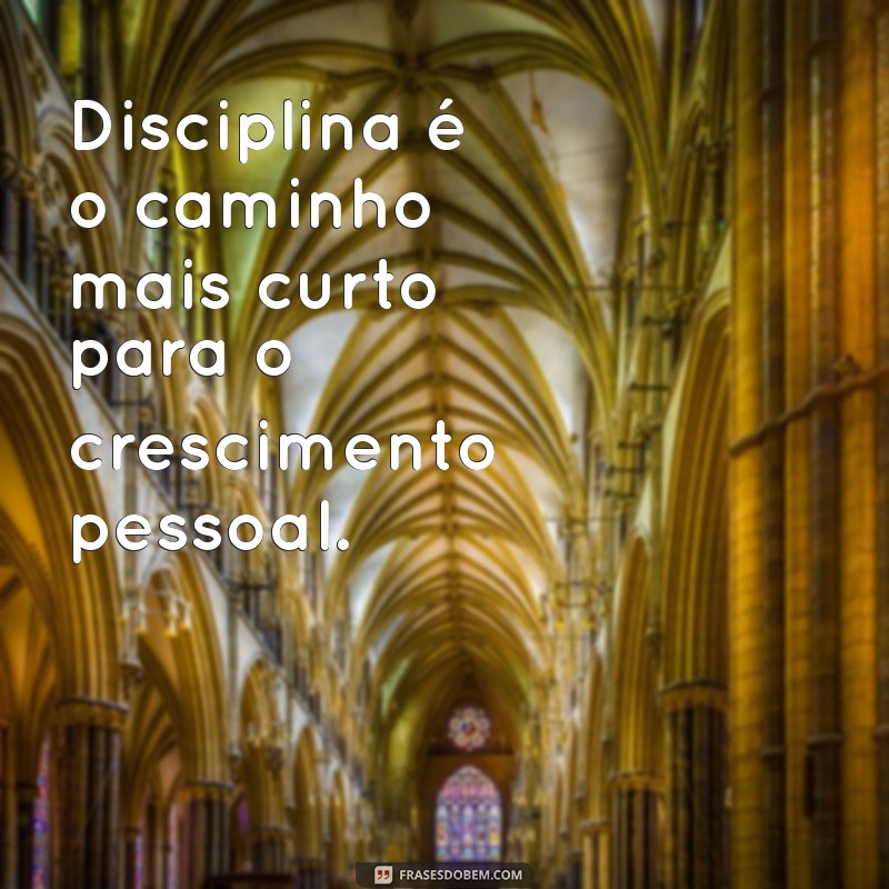 Como a Disciplina Transforma Sua Vida: Mensagens Inspiradoras e Práticas 