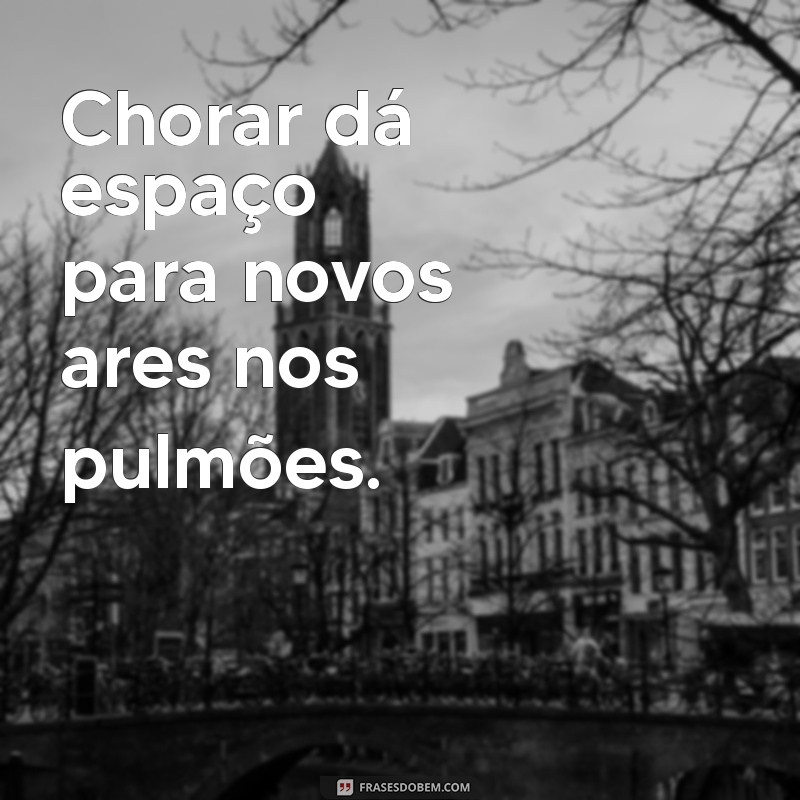 Benefícios do Choro: Como Chorar Pode Melhorar a Saúde do Seu Pulmão 