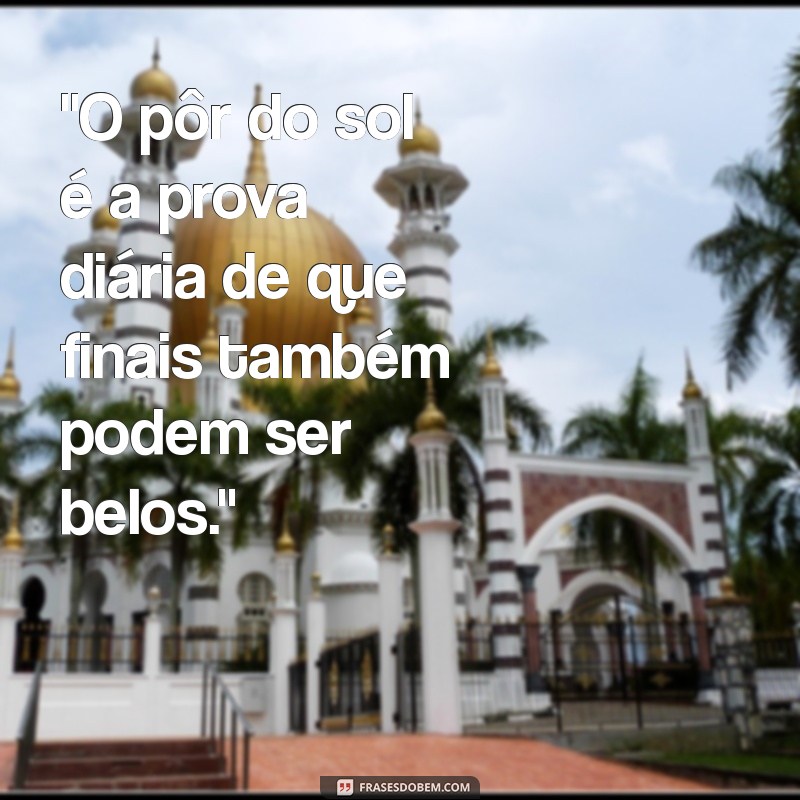 frases de pôr do sol 