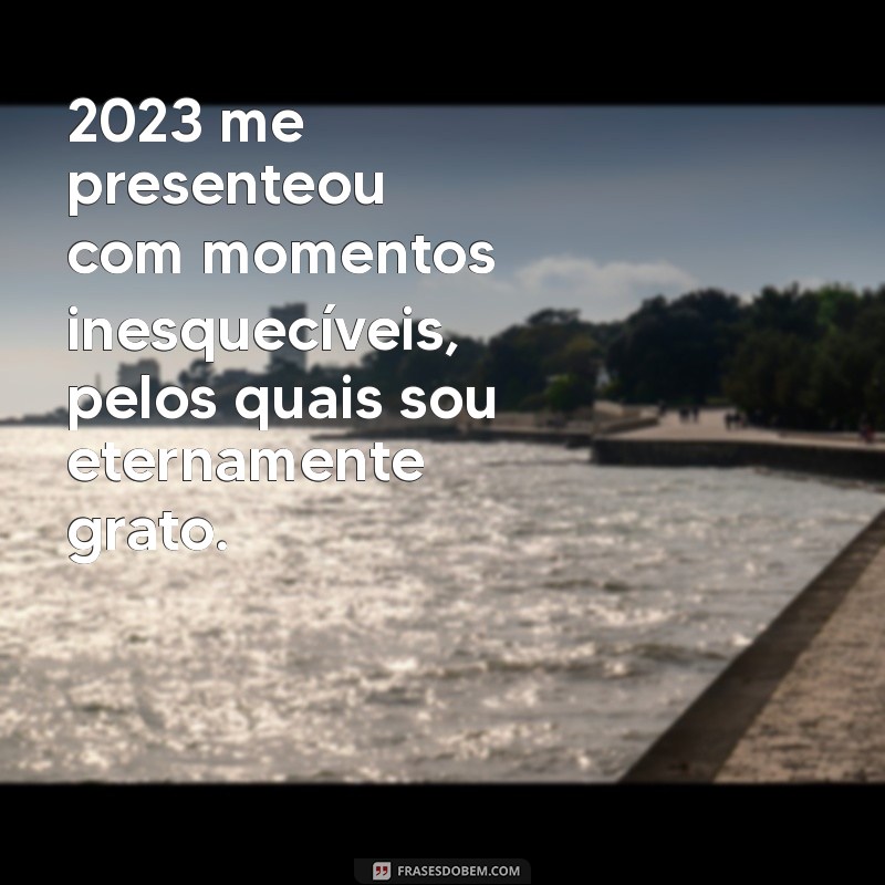 Frases Inspiradoras de Gratidão para Celebrar o Ano de 2023 